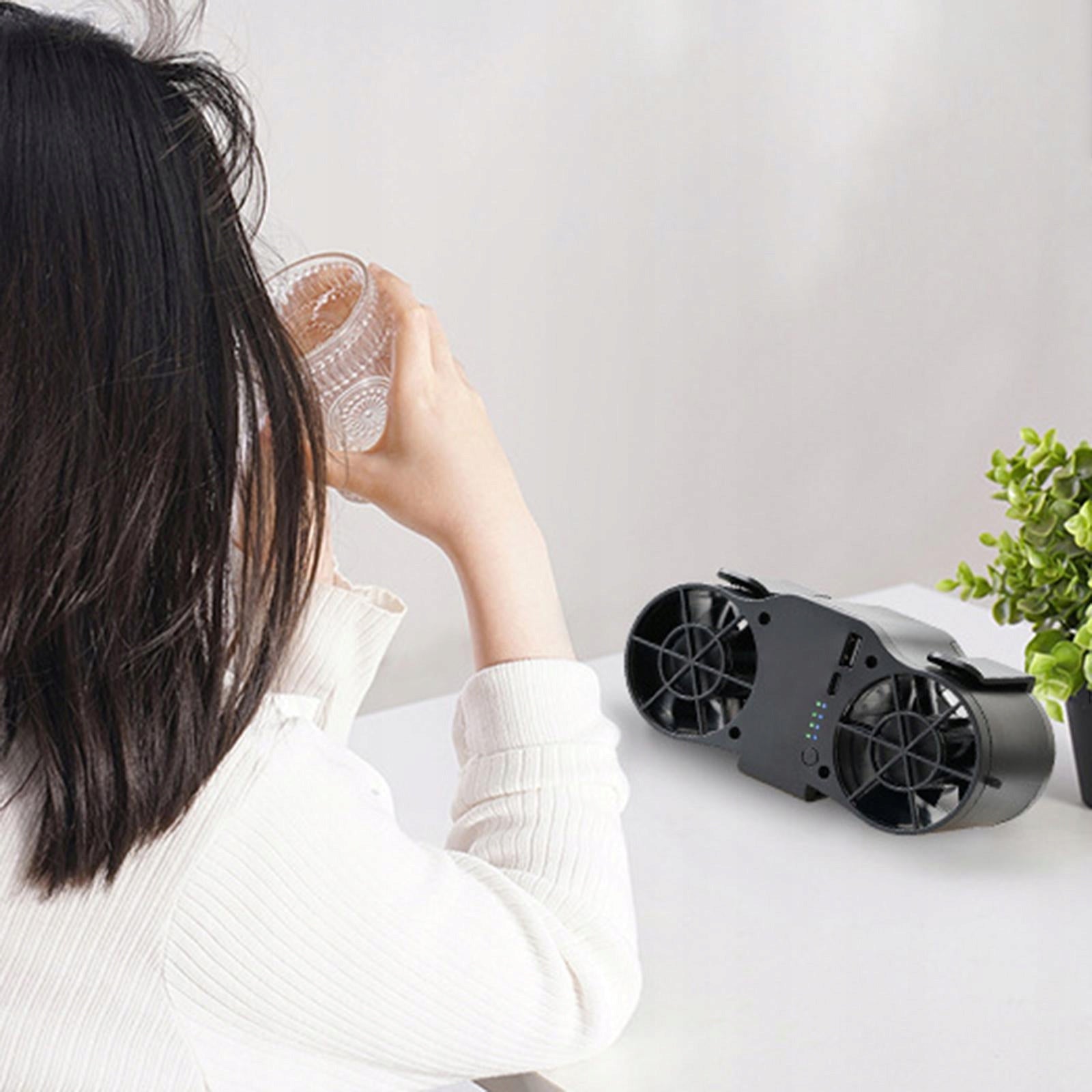 Waist Necklace Fan 4 Speeds 20000mAh Use 3.2H Manufacturer code baoblaze-53091709