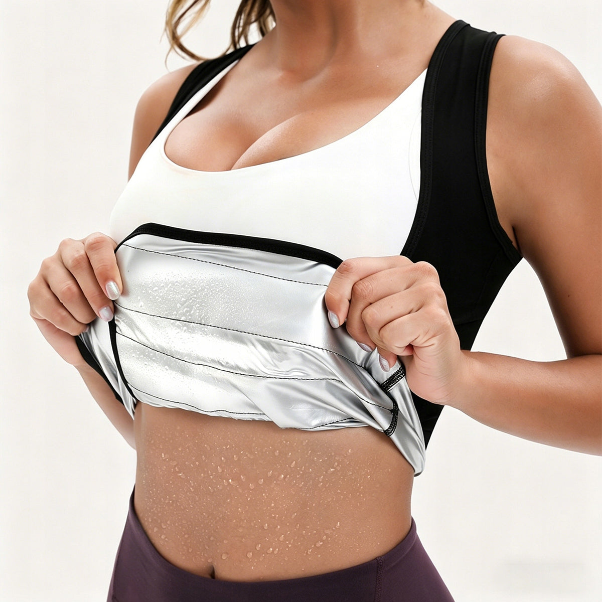 Waist-cinching sweat-inducing sports shaping vest, size XL Manufacturer code ZN260431