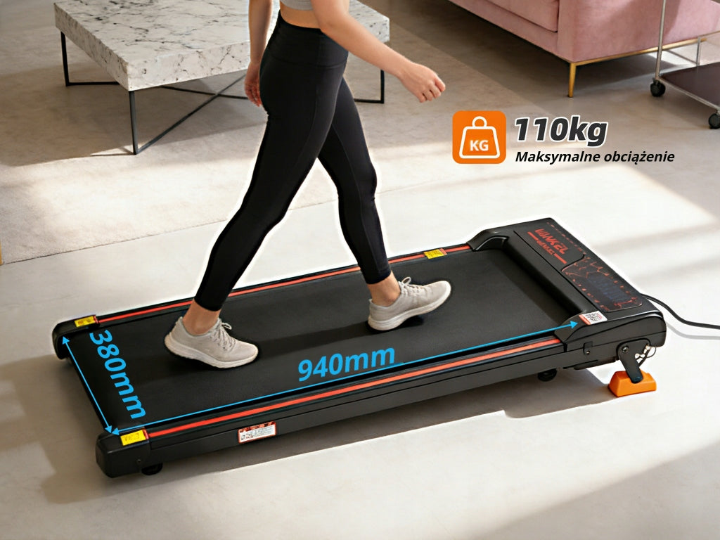 Walking Pad, 1-6 km/h Electric treadmill for home office Model BC-48. AE