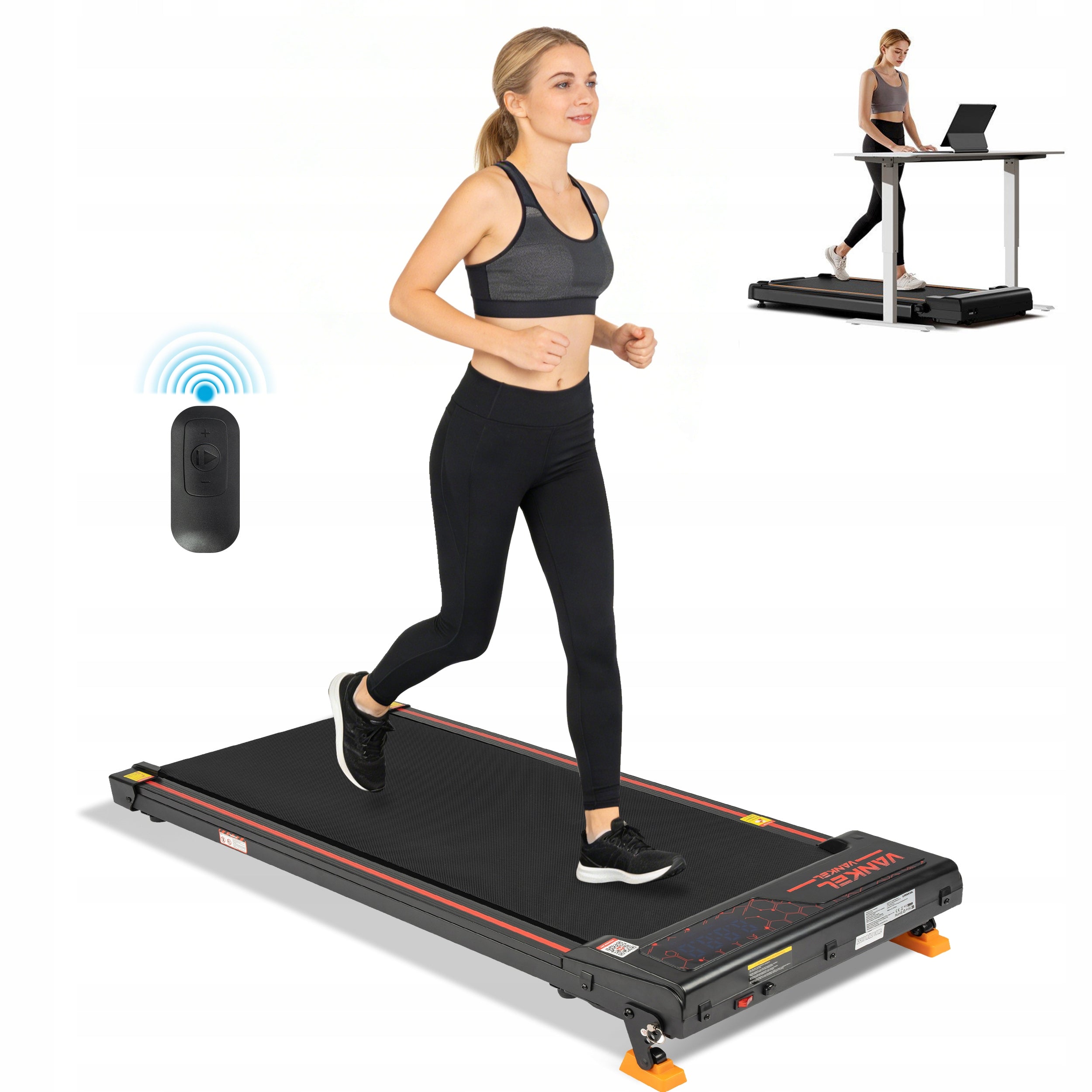 Walking Pad, 1-6 km/h Electric treadmill for home office