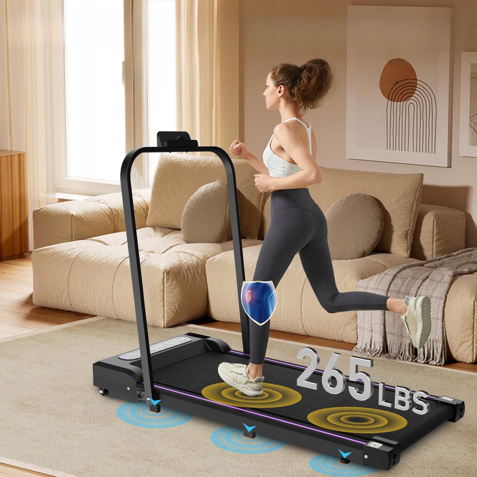 Walking Pad Desk Running Pad, Motor 2,5HP Mini Treadmill Packaging status original