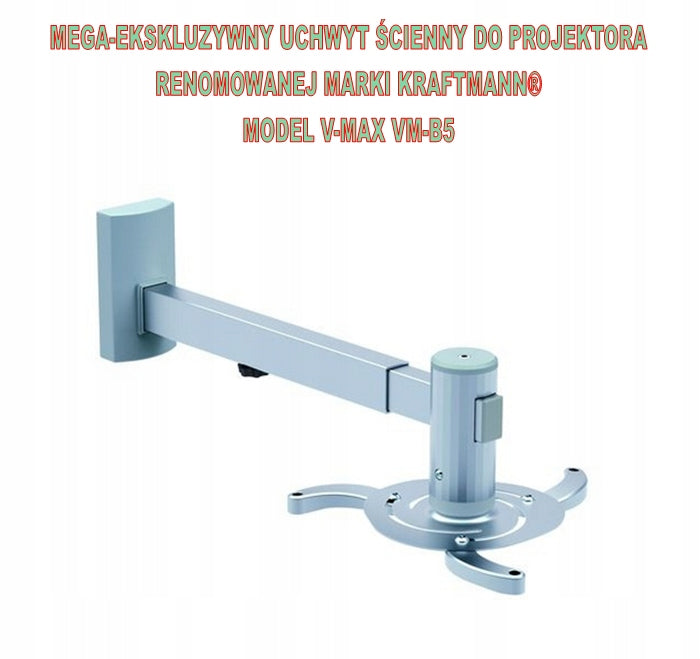 Wall Bracket 65 CM For Projector 10 KG Brand Kraftmann