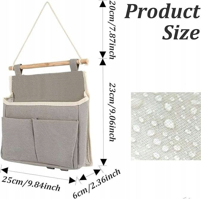 Wall Hanging Storage Organizer with 3 Pockets Set of 6pcs Manufacturer code X0026F8TI5