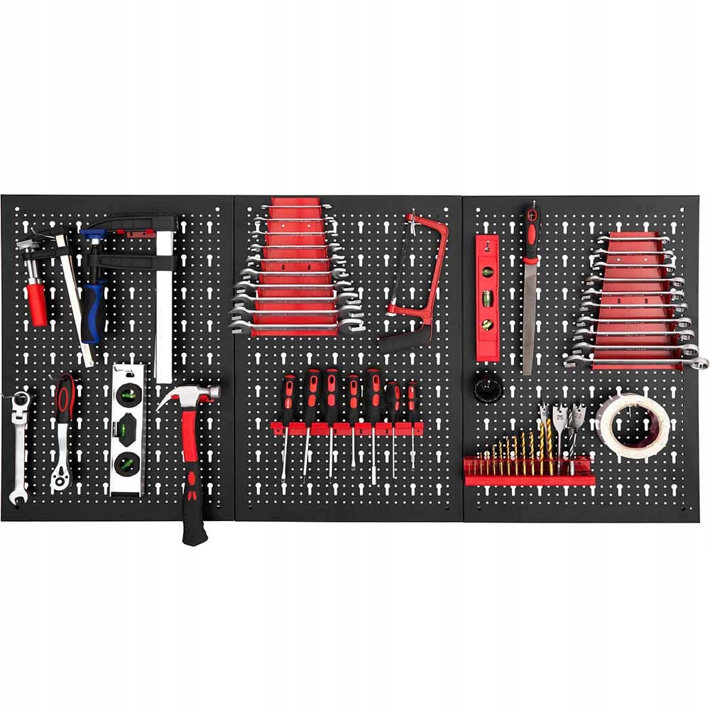 Wall Hanging Wall Organizer for Tools with Hooks and Storage Number of pieces 45 pcs