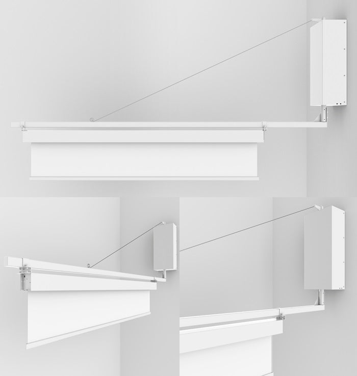Wall Lift Holder for Projection Screen Folding Brand Kraftmann