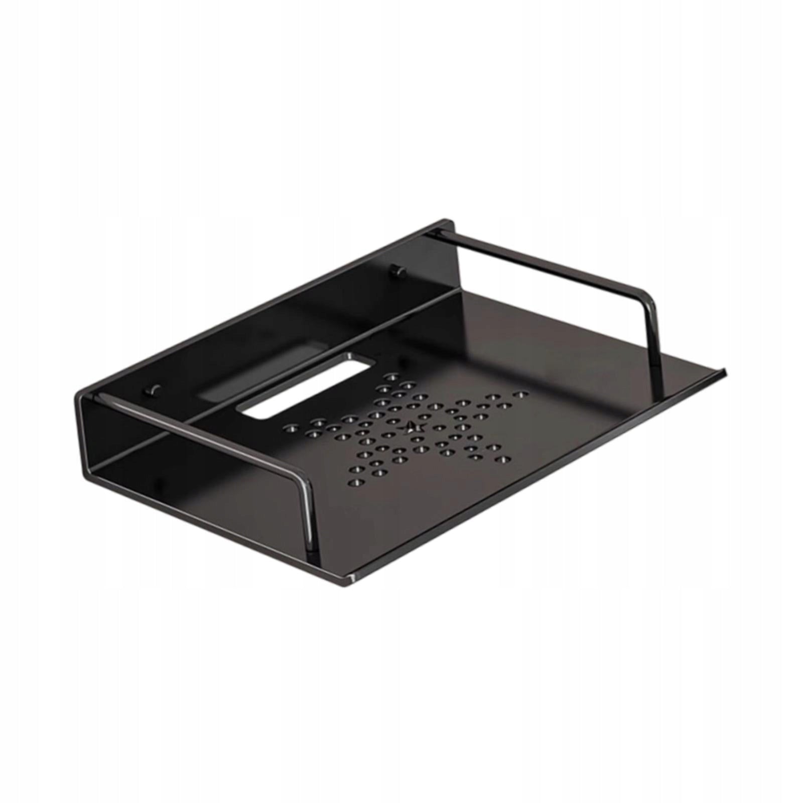 Wall Mount Projector Shelf Modem Multifunctional Wall 28.5x24cm Black