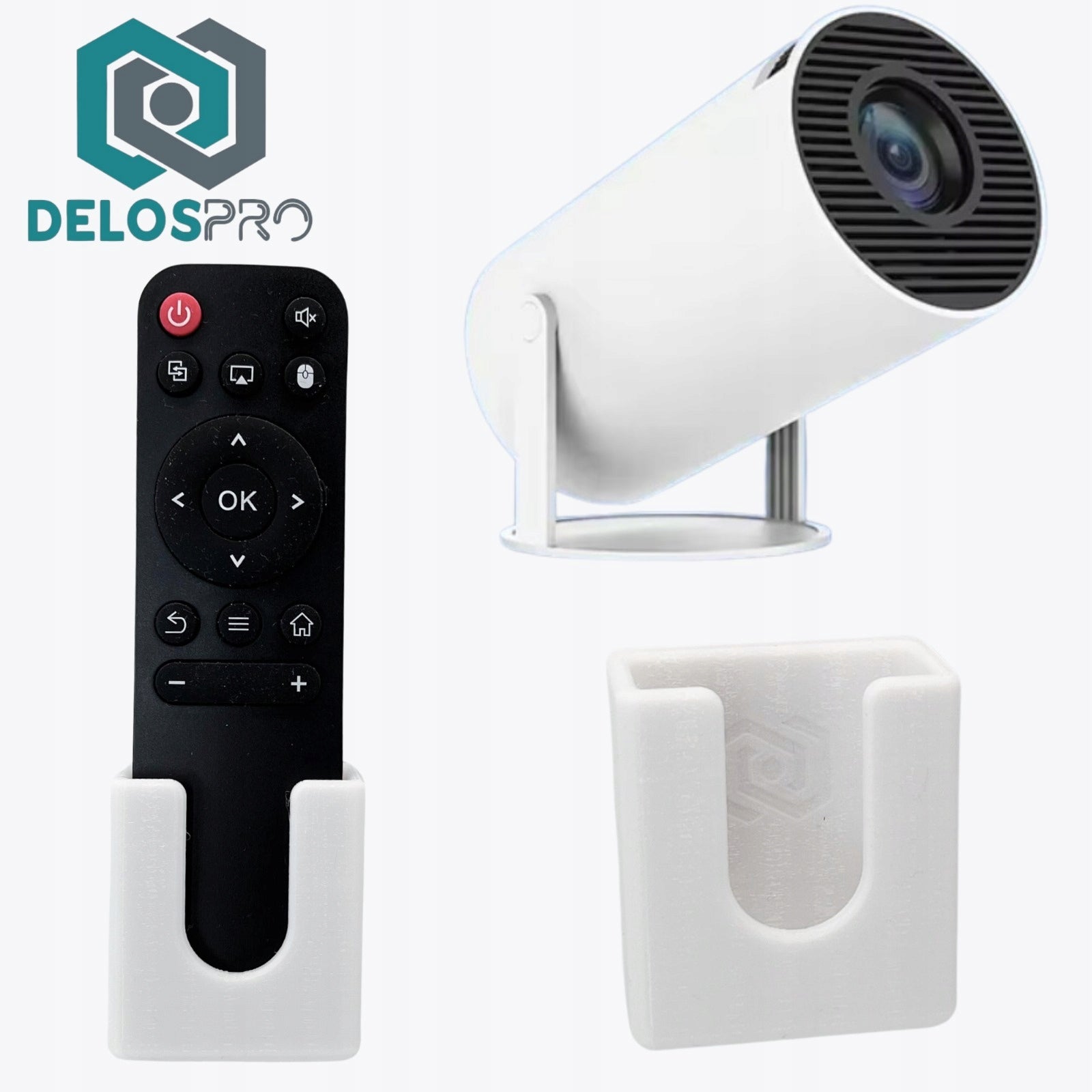 Wall Mount for Remote Control for Projector MINI HY300 solid white EAN (GTIN) 5906268535054