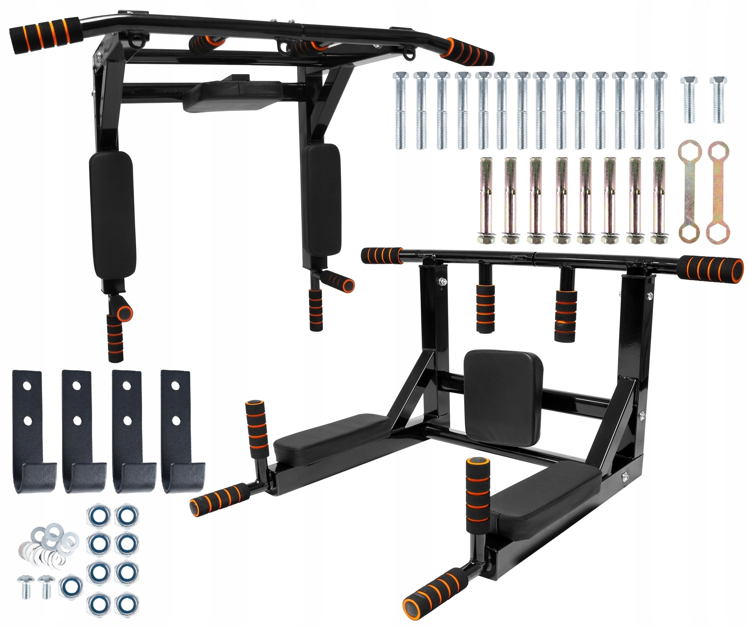 Wall Mounted Pull-Up Bar Steel Bag Holder Pro550 200Kg Fitness