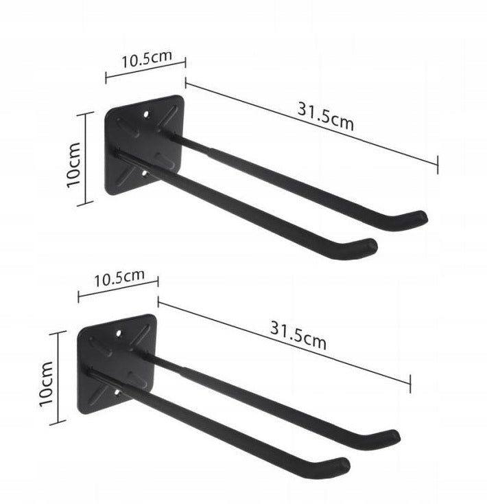 Wall Mounts Wall Hanger for Garden and Utility Tools 2pcs. Dominant material metal