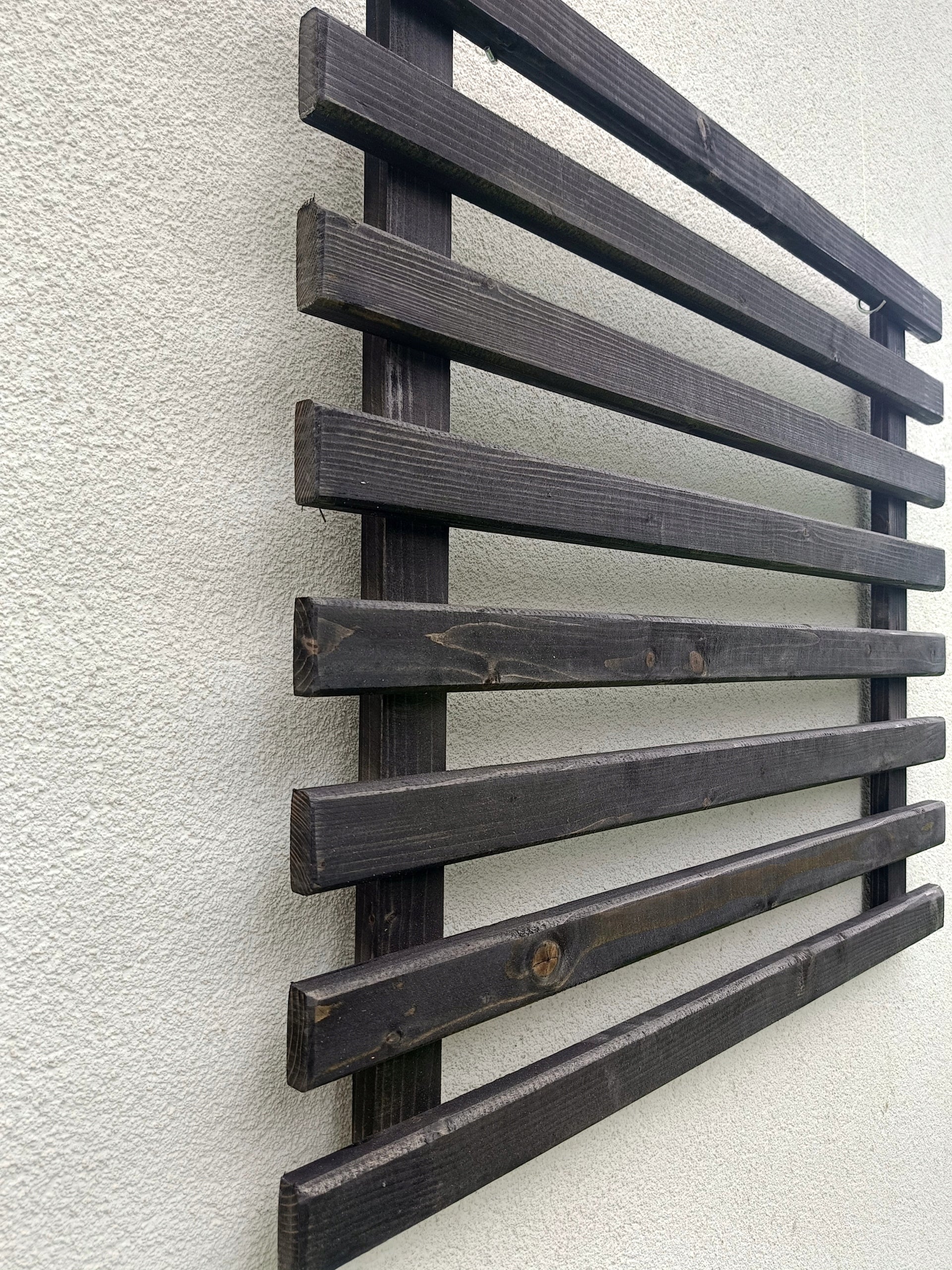 Wall Plant Stand Ladder For Balcony For Terrace Easy Installation Wooden 64x80cm Type Hangable