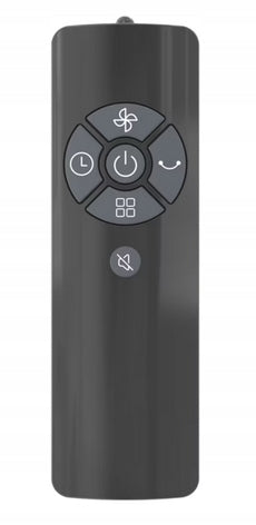 Wall hanging fan with remote control BLACK 40cm Manufacturer code Wentylator ścienny
