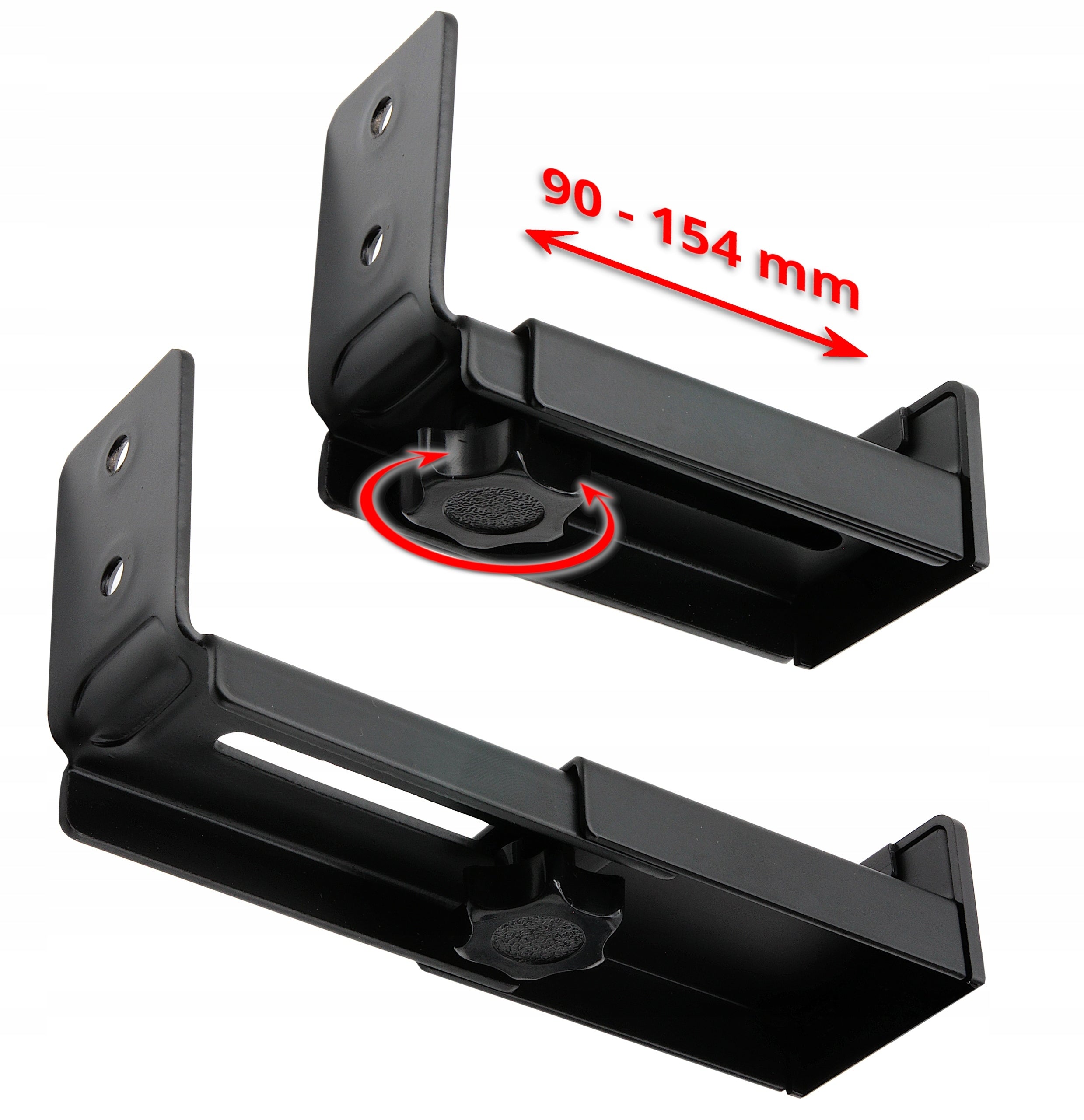 Wall mounts for soundbar Universal Adjustment 90 – 154 mm to 15 kg 2 pcs. Packaging status original