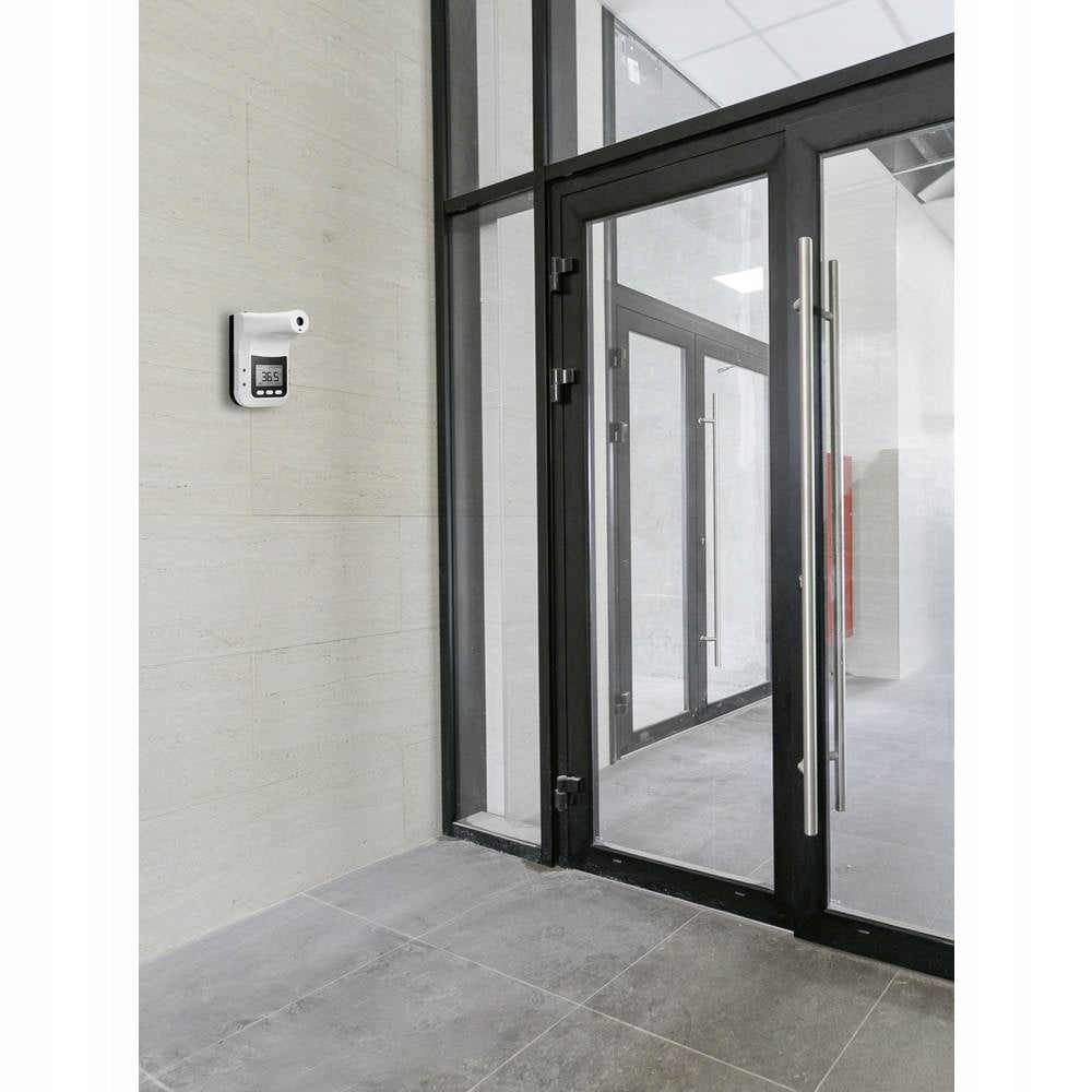 Wall thermometer touchless smart with LCD Medical device no