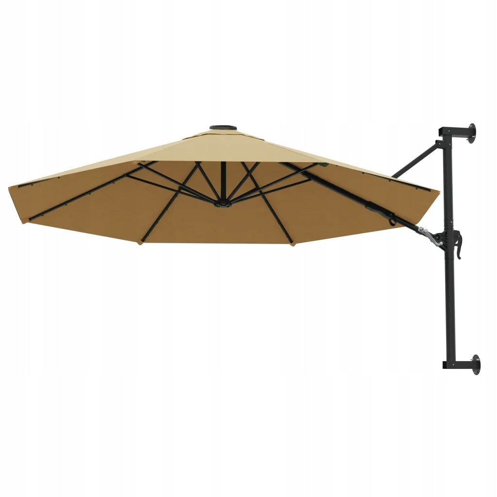 Wall umbrella on metal post, 300 cm, kol Manufacturer VidaXL