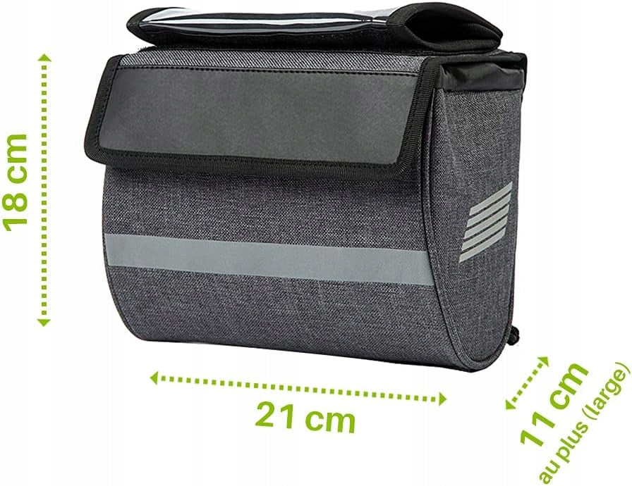 Wantalis Bikecase handlebar pouch for smartphone 6.5l Color gray