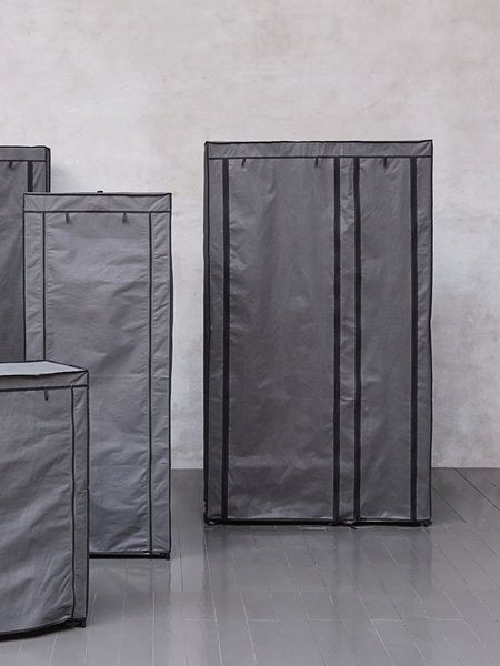Wardrobe Dark Grey 149x174 with Shelf and Bar Manufacturer code DAMHUS