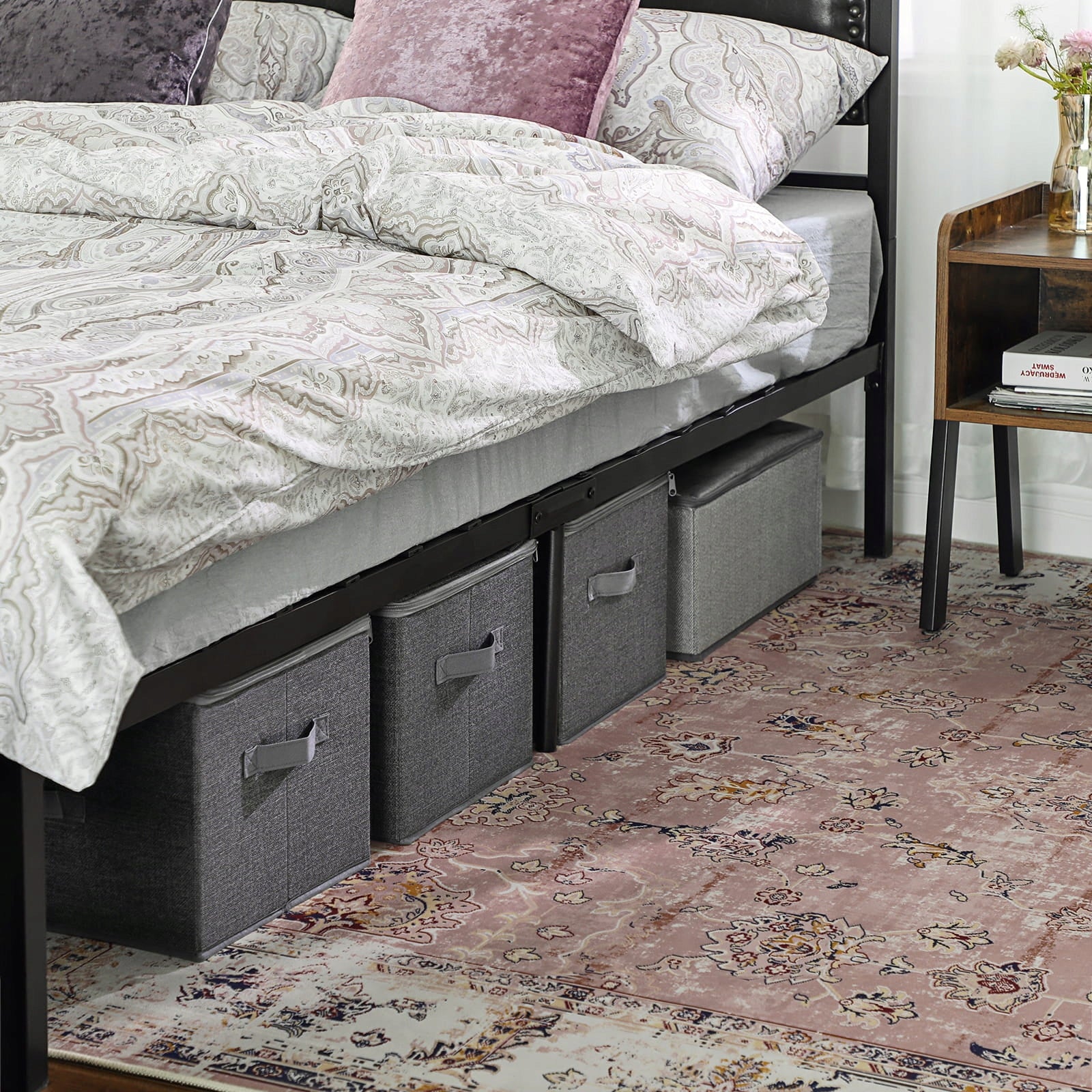 Wardrobe Organizer 3 Pcs 40x30x25 cm Lockable Clothes Boxes Bedding Number of pieces 3 pcs
