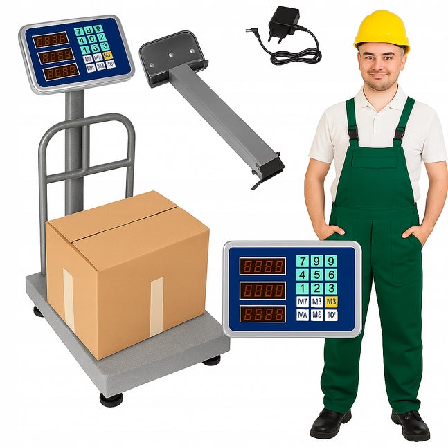 Warehouse Scale Electronic Shop LCD 150kg Platform Freight Strong