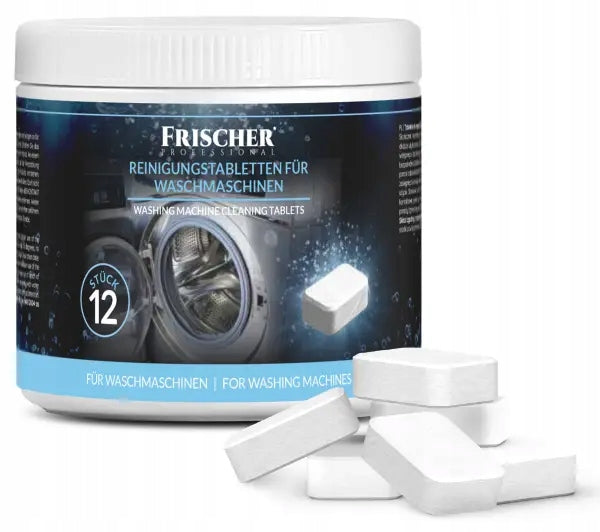 Washing machine cleaning tablets for sludge removal Frischer 12 pieces