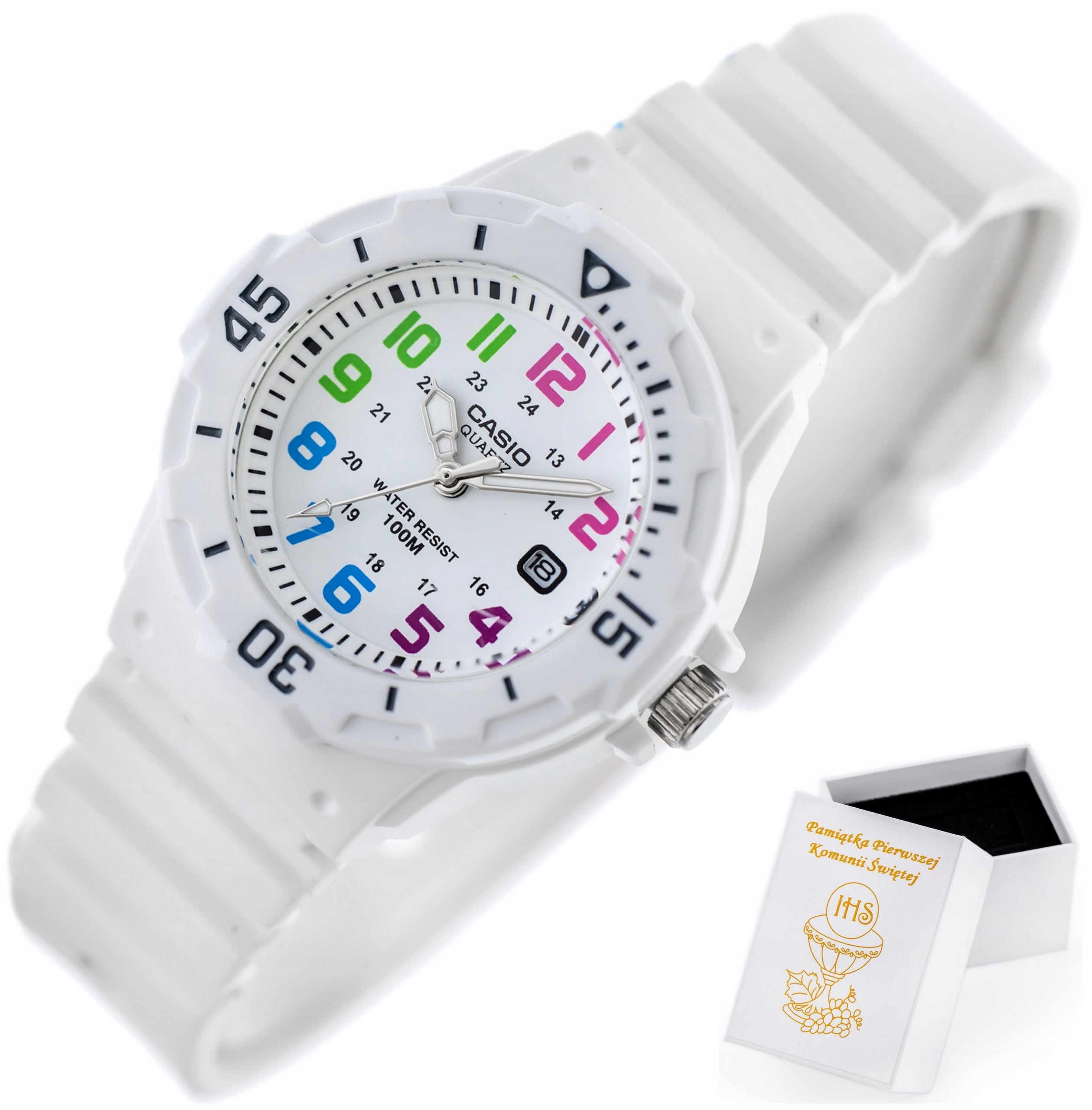 Watch CASIO for girls GIFT FOR COMMUNION +BOX +BAG +ENGRAVING
