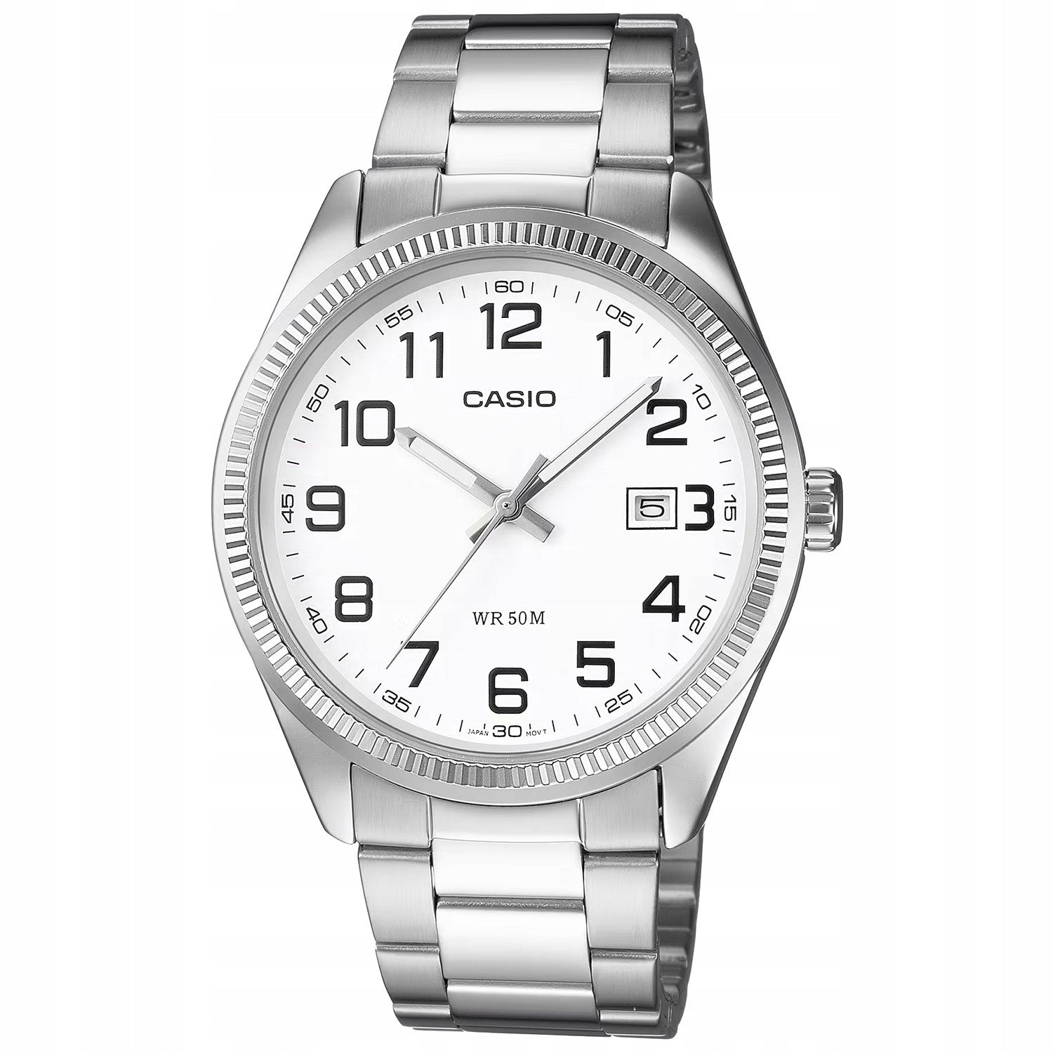 Watch Casio MTP-1302PD-7BVEF silver on bracelet Brand CASIO