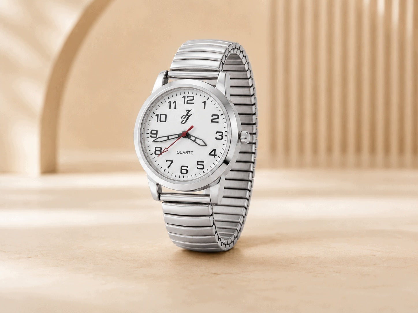 Watch Flexible Round Steel Dial Lightweight Hand Fit Clear Brand no brand
