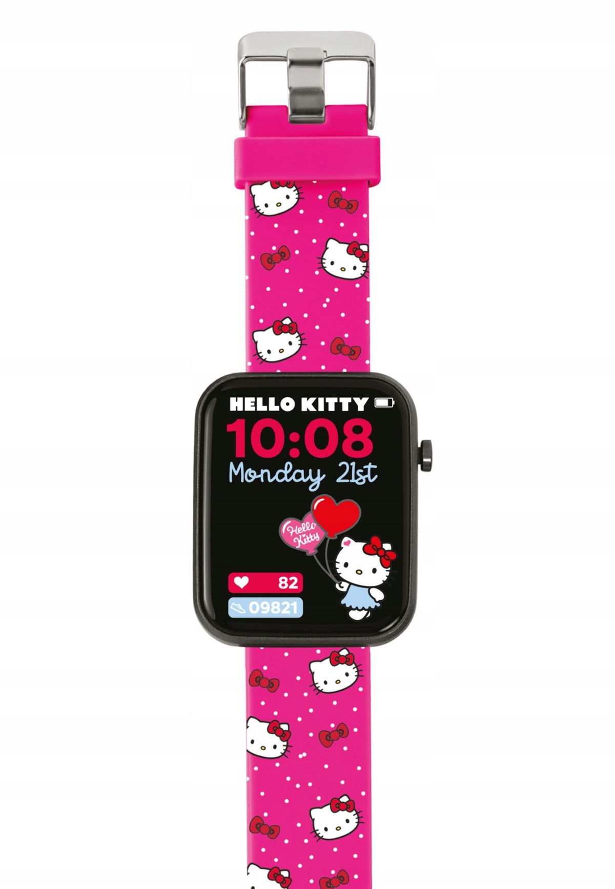 Watch Hello Kitty Smartwatch pink metal/plastic Uni black Brand Disney
