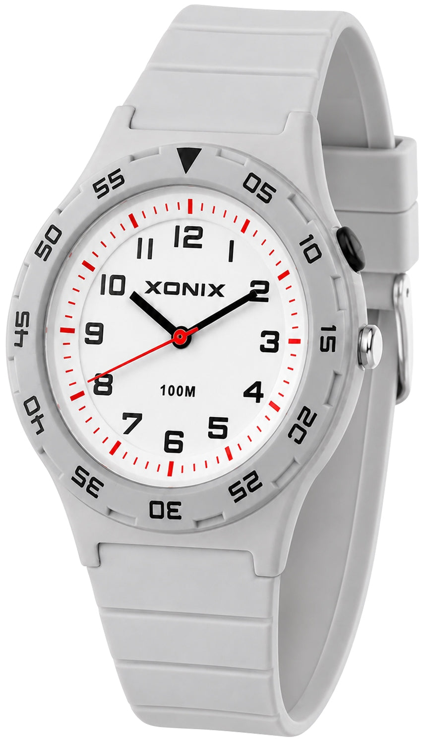 Watch XONIX grey 10 ATM with LED backlight Japanese movement Y121E Brand Xonix