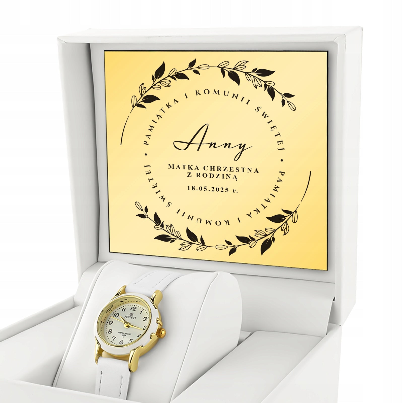 Watch for Girls for Communion Box Personalization Communion Memorial Brand Perfect