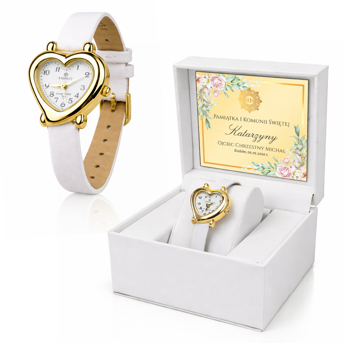 Watch for Girls for Communion Heart Box Communion Memorial