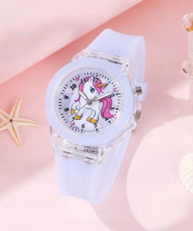 Watch glowing with unicorn bracelet beautiful gift for girl Brand no brand