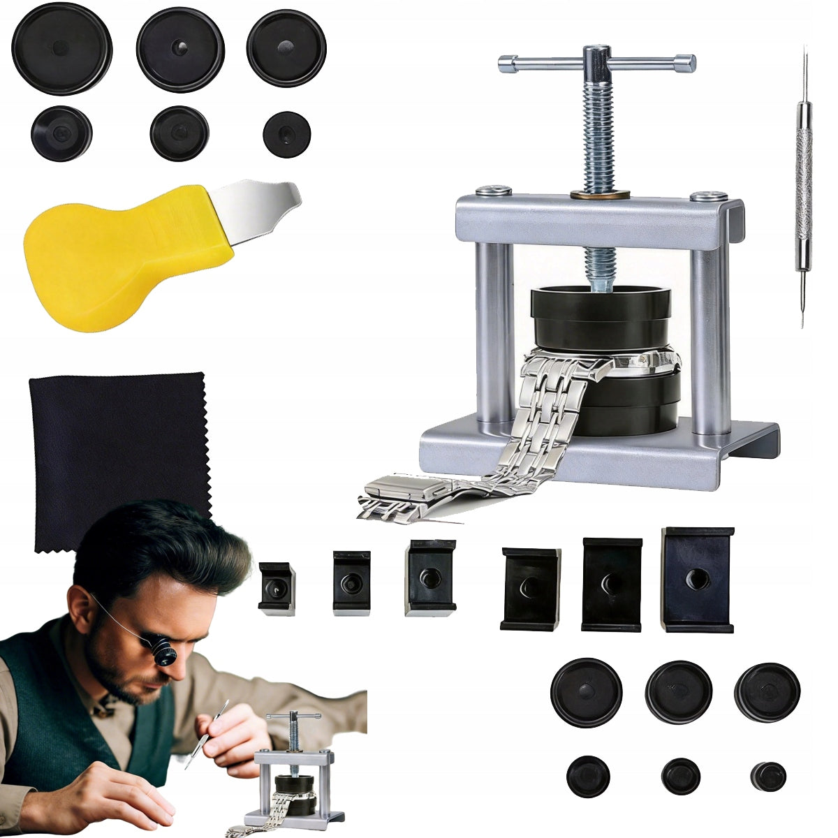 Watch press PRESS WATCHMAKING matrix battery replacement 22 el.
