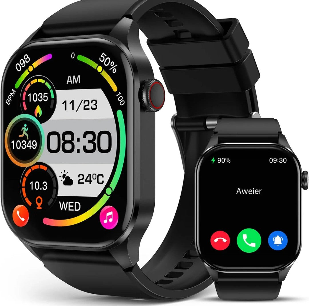 Watch smartwatch 2,4' AMOLED IP68 black