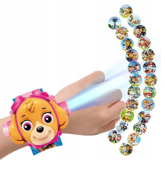 Watch with PAW projector PSI PATROL SKYE 3D sky LED digital projector Brand Psi Patrol