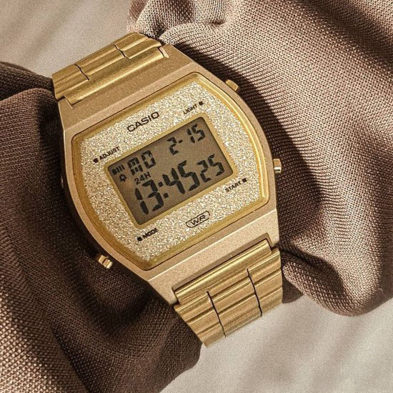 Watches Casio Vintage B640WGG-9EF +BOX + ENGRAVING Brand CASIO