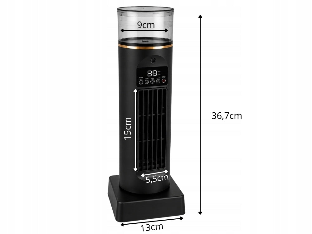 Water Air Conditioner Portable Column Floor Fan Desk Humidifier Dominant color white