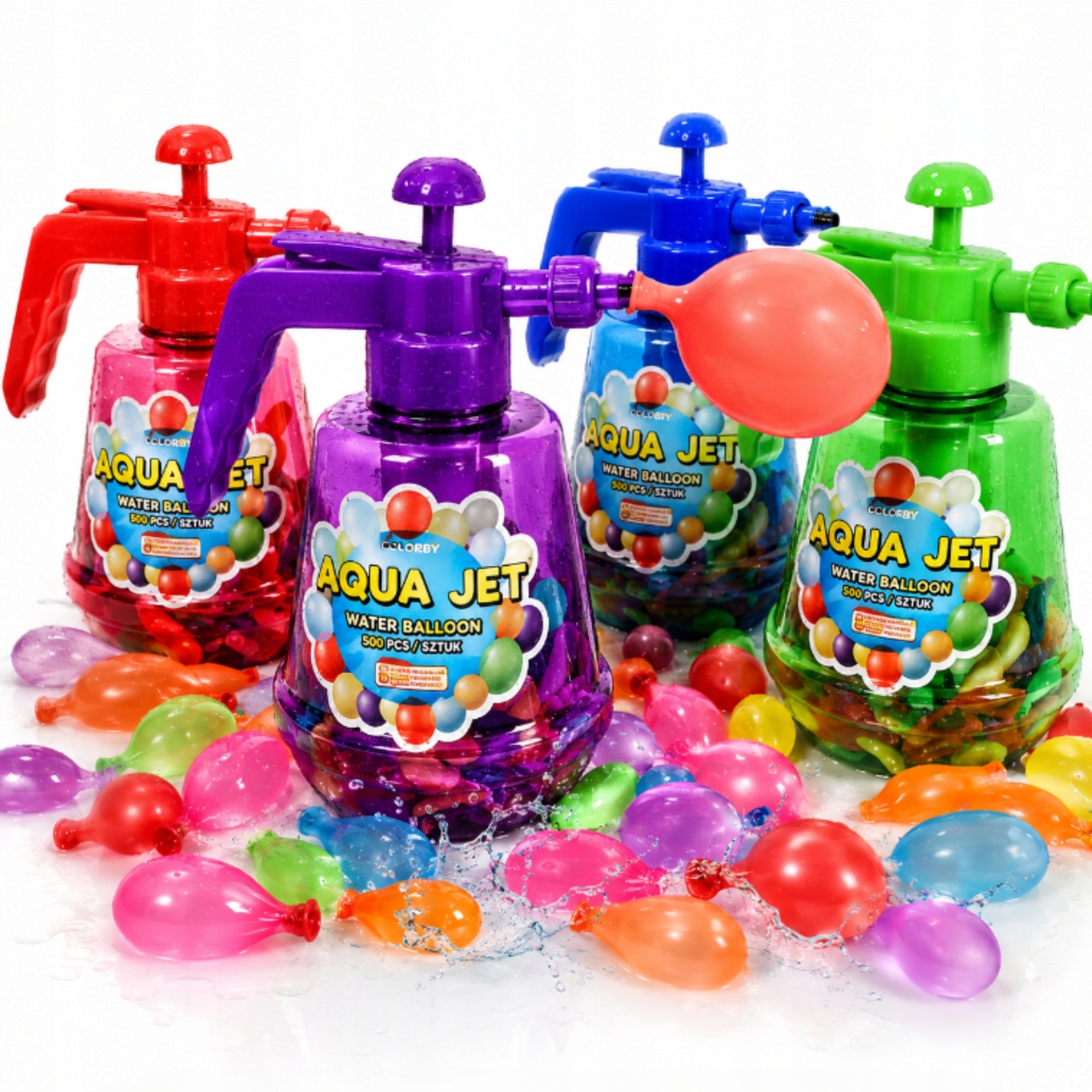 Water Balloons MEGA PAKA 500 pcs! SET WITH PUMP Water Bombs