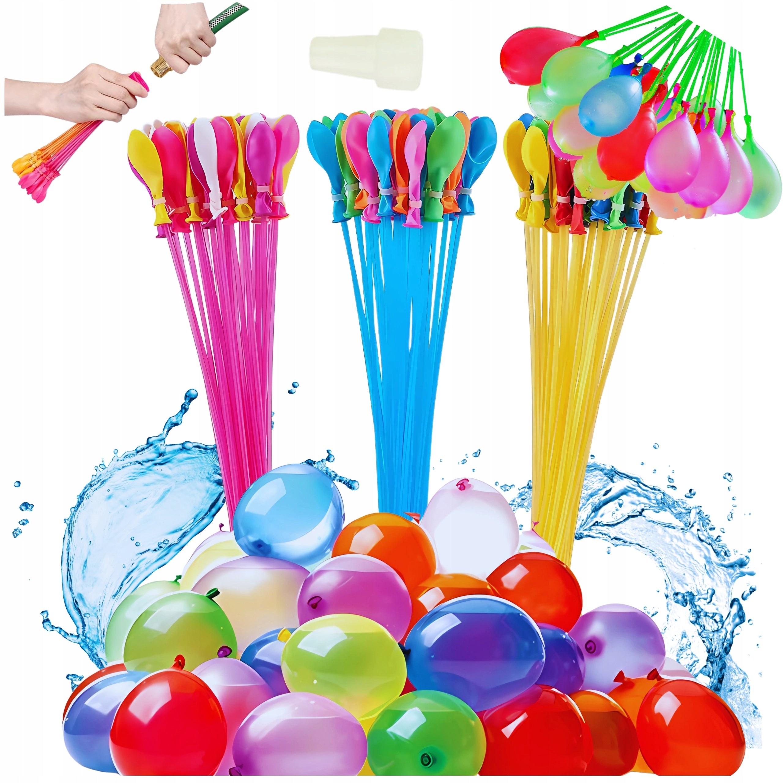 Water Balloons WATER BOMBS Automatic SELF-CLOSING Thread Set of 111 PCS
