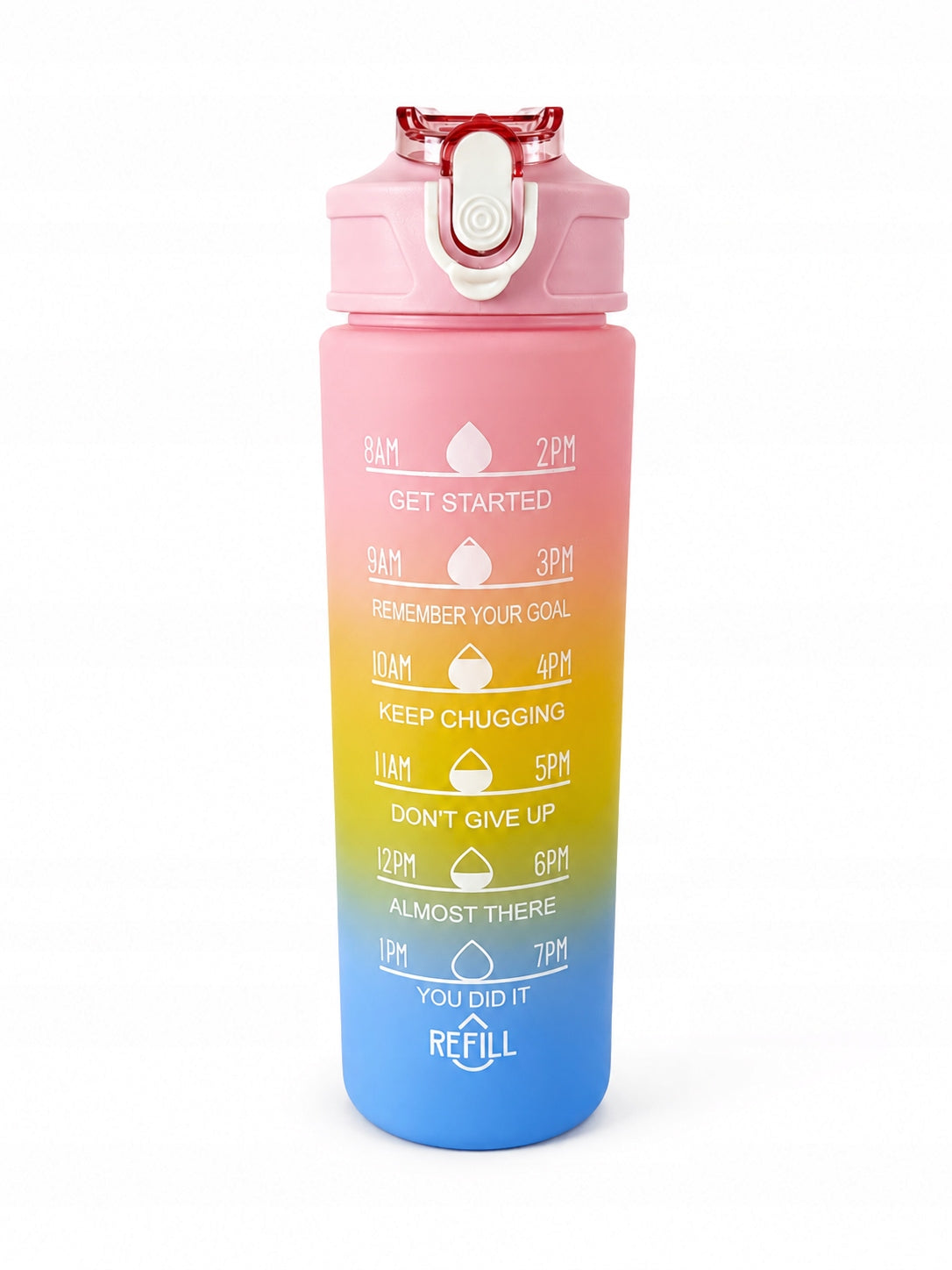 Water Bottle 750ML WATER BOTTLE Gym Fittnes Ombre