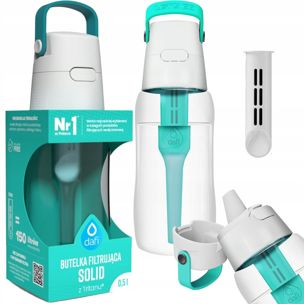 Water Bottle Dafi Solid 0,5L Turquoise Mint