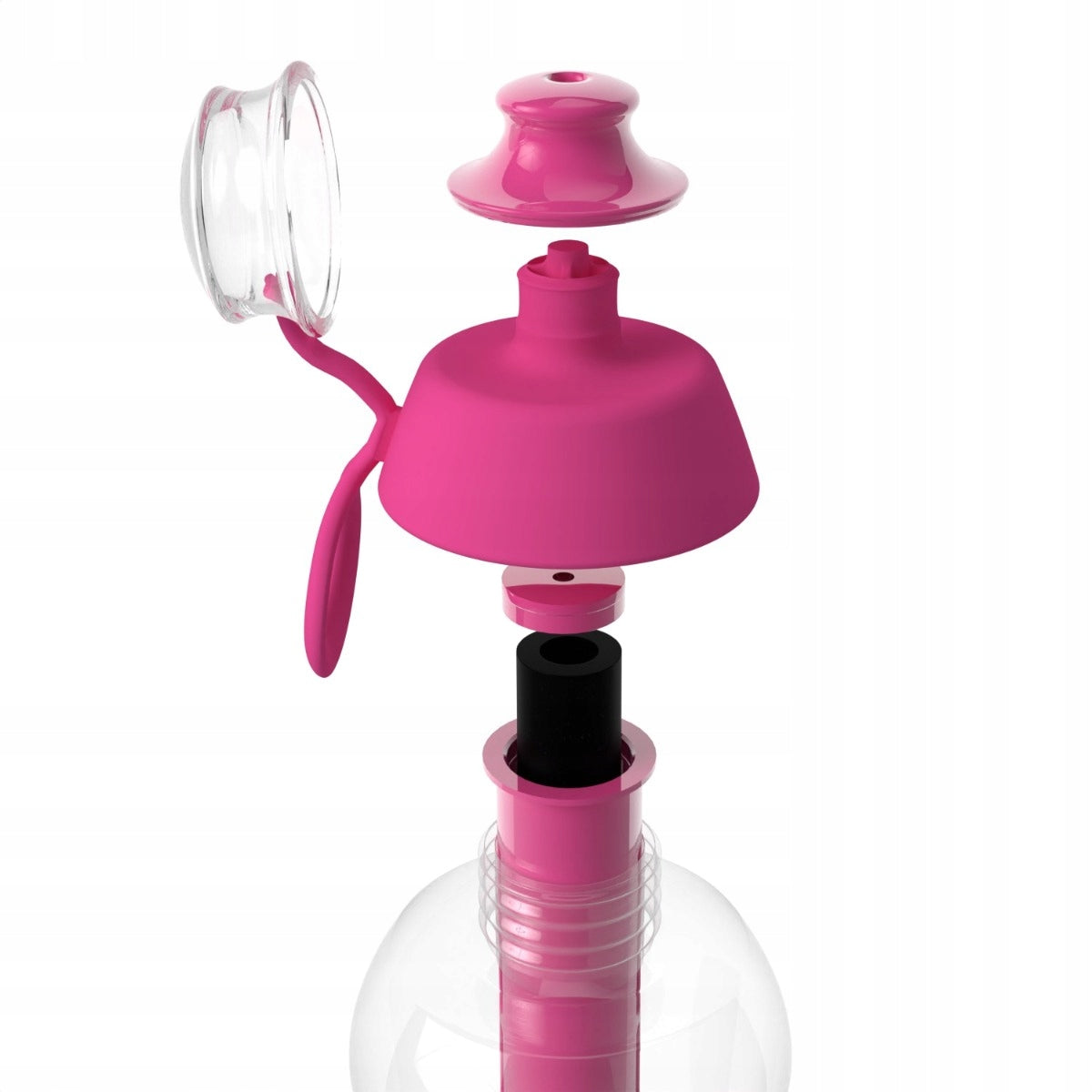 Water Bottle Filtering Dafi 0,5l SOFT FC Barcelona Pink with 2 Filters Packaging status original