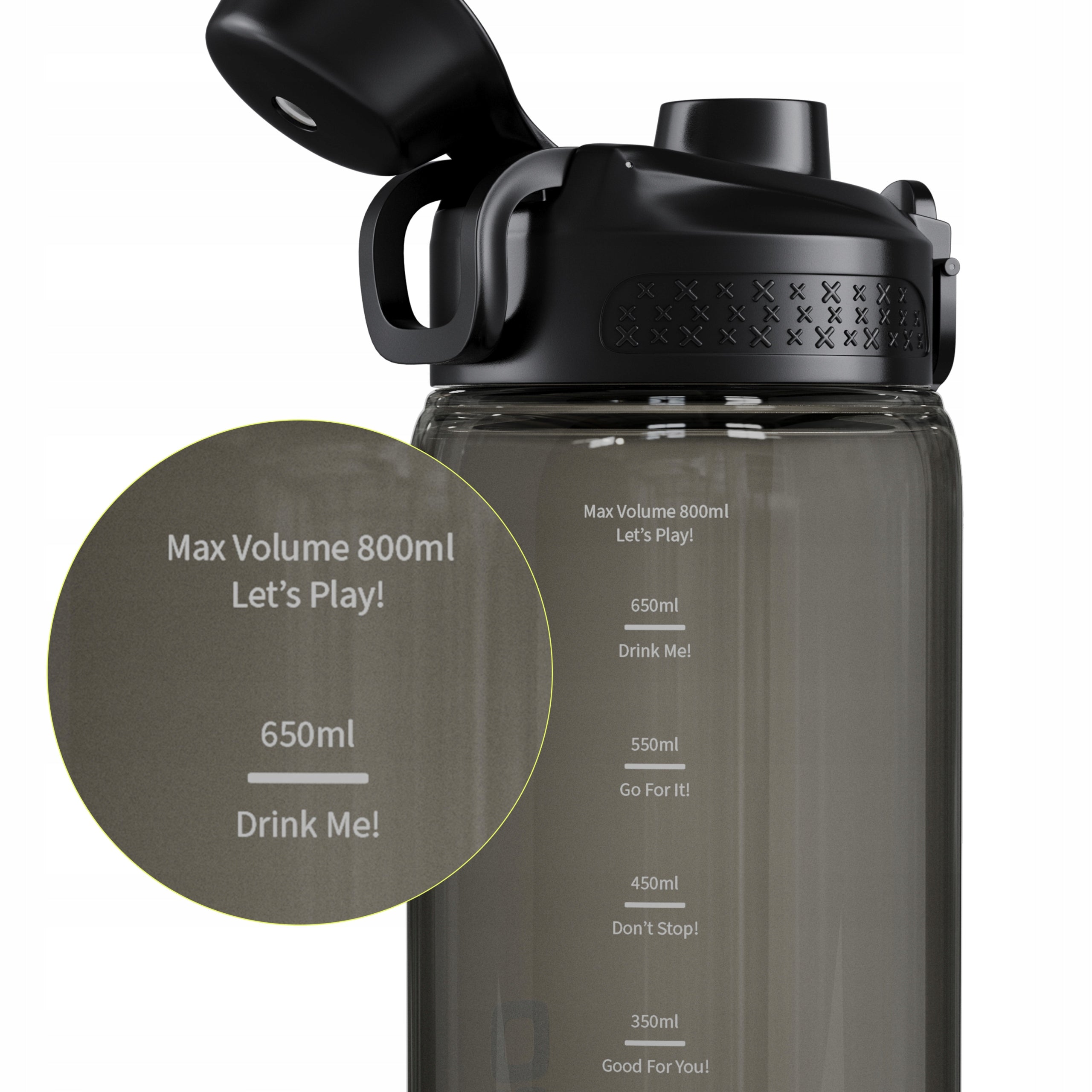 Water Bottle Sports Water Bottle BPA FREE Tritan MEASURE 800 ml 0,8L Zipro Manufacturer code 13147954