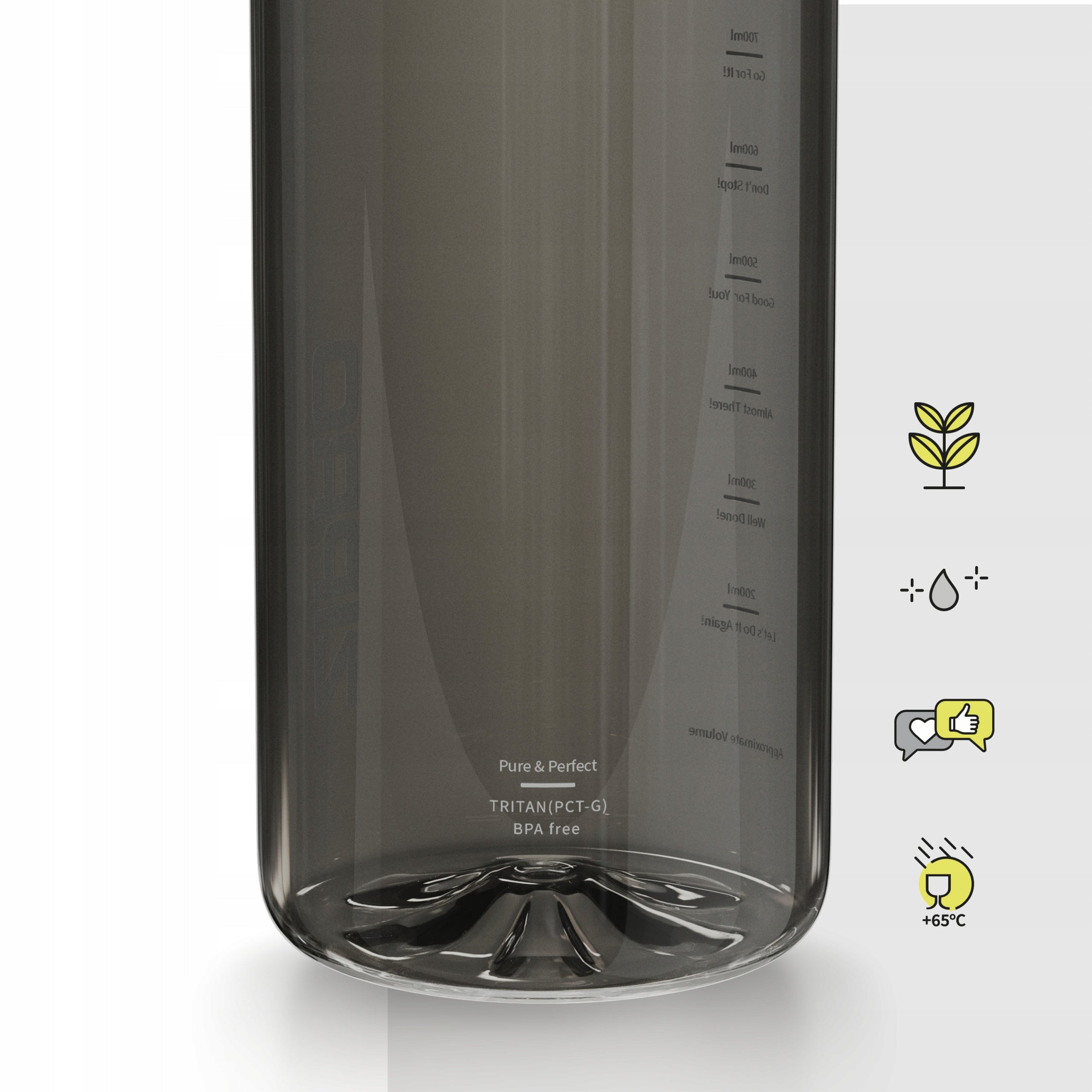 Water Bottle Sports Water Bottle BPA FREE Tritan MEASURE 800 ml 0,8L Zipro Volume 800 ml