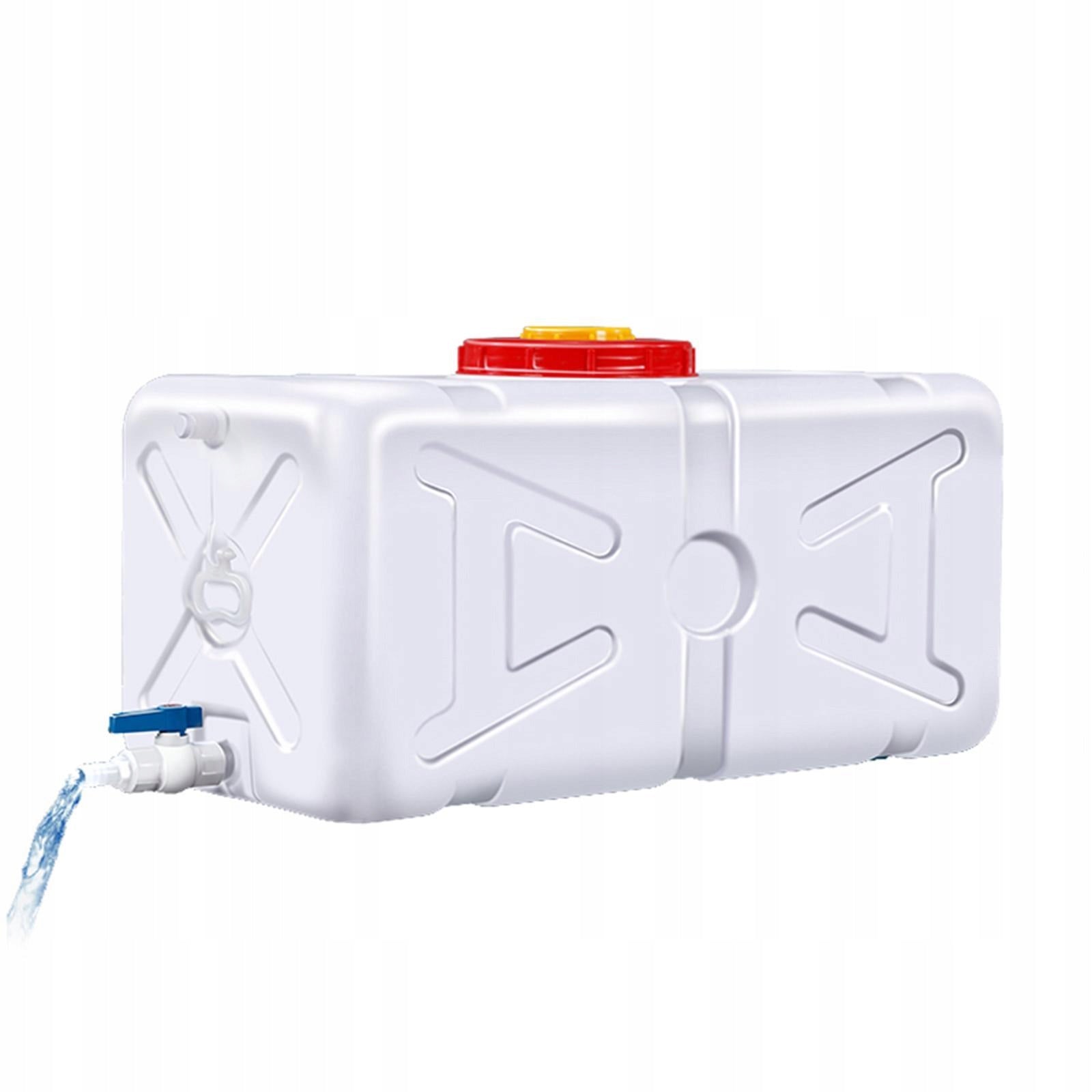 Water Container Kit Multifunctional Rectangular Large 100L Double Lid Packaging status original