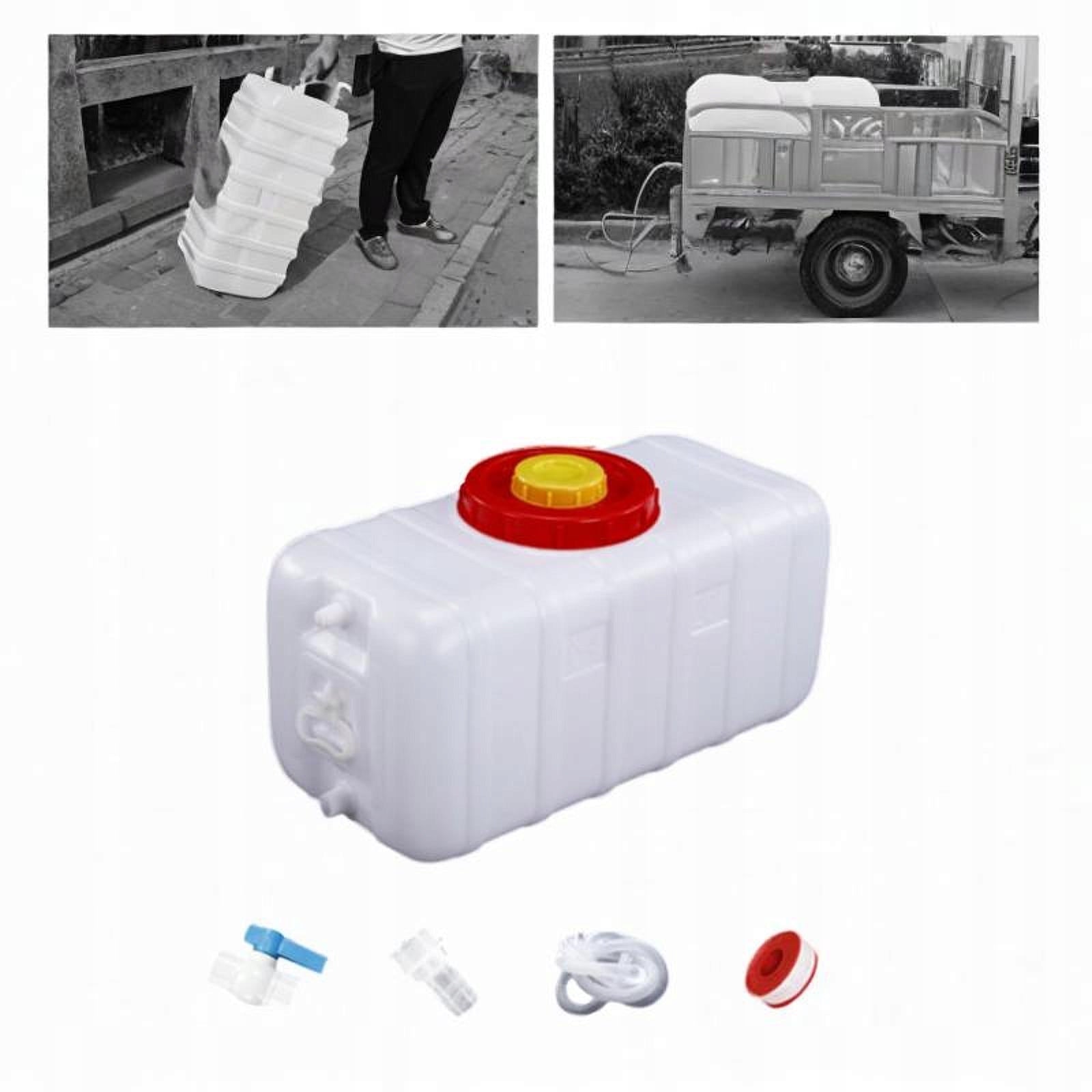 Water Container Kit Multifunctional Rectangular Large 100L Double Lid