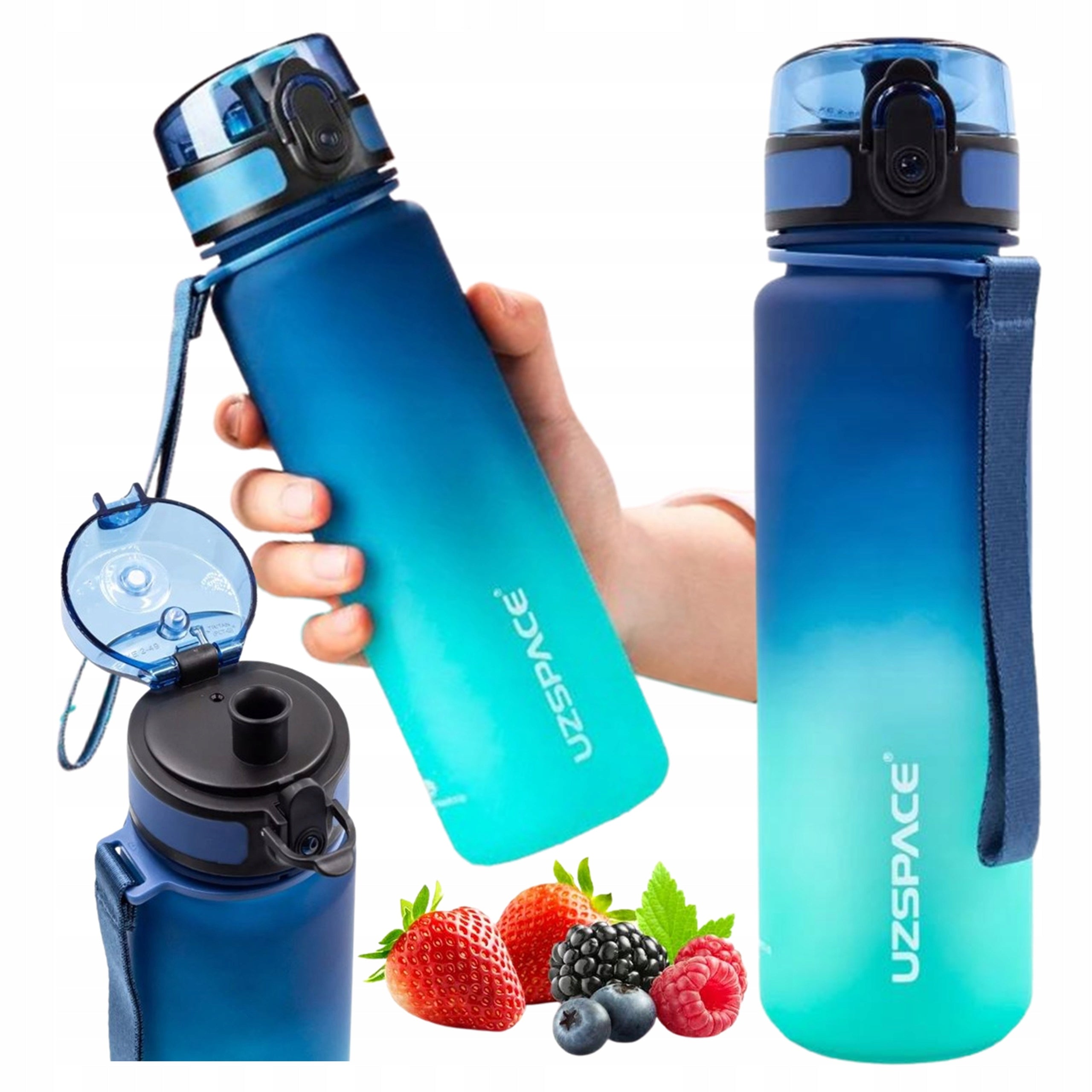 Water Drinking Bottle with Hourly Measure Motivational Fitness Bottle 500 ml
