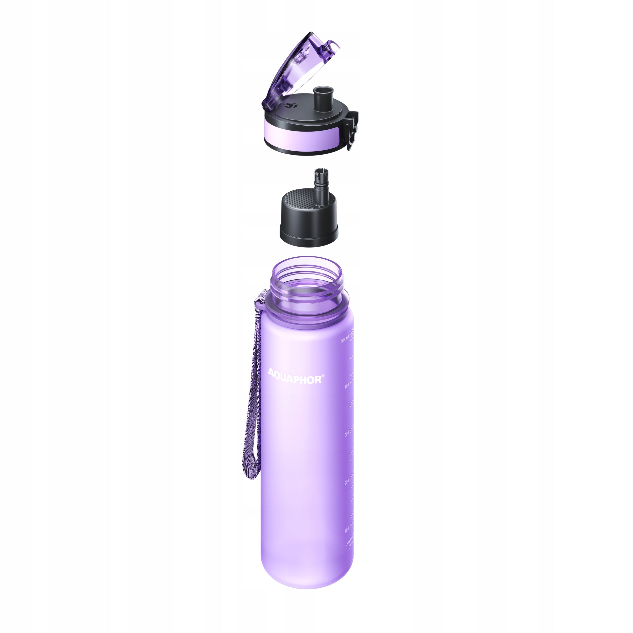 Water Filter Bottle Aquaphor City Lavender 0,5L for running walks travel EAN (GTIN) 5903829400646