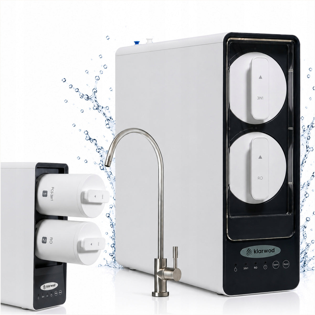 Water Filter Reverse Osmosis System Klarwod RO-UX6-600G Sink Filter