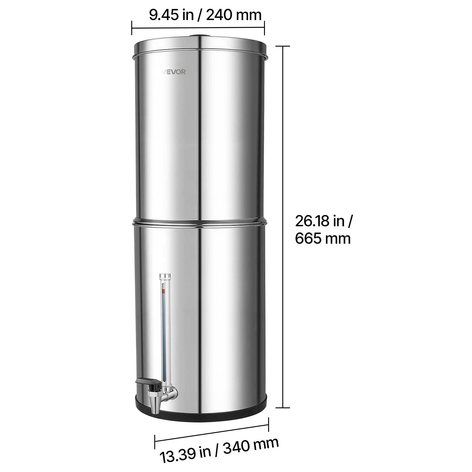 Water Filtration System 12,3L Water Filter With 2 Active Carbon Filters Manufacturer code ZLLSXT3GALHX3