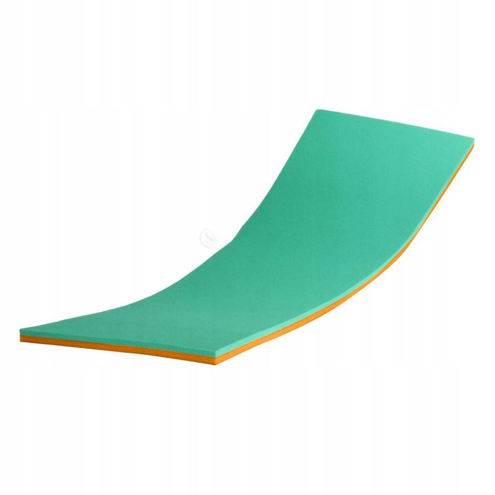 Water Float Mat Float Raft Drifting Mattress 110cmx40cmx2.2cm Green Orange Brand no brand